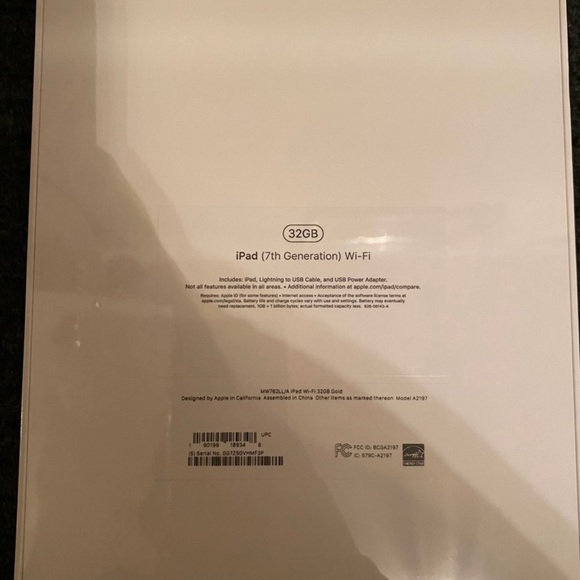 Ipad gen 7 wifi 32GB